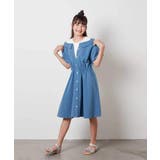 [100-130]レイヤード風オフショルワンピース | a.v.v【KIDS】 | 詳細画像15 