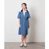 [140-150]レイヤード風オフショルワンピース | a.v.v【KIDS】 | 詳細画像14 