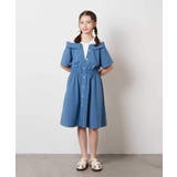 [140-150]レイヤード風オフショルワンピース | a.v.v【KIDS】 | 詳細画像15 