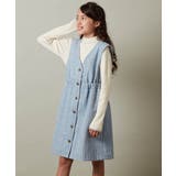 [110-130]フロントボタンジャンパースカート | a.v.v【KIDS】 | 詳細画像4 