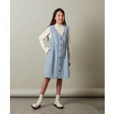 [110-130]フロントボタンジャンパースカート | a.v.v【KIDS】 | 詳細画像6 