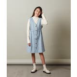 [110-130]フロントボタンジャンパースカート | a.v.v【KIDS】 | 詳細画像9 