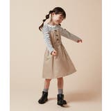 [100-160]フロントボタンドッキングワンピース | a.v.v【KIDS】 | 詳細画像6 