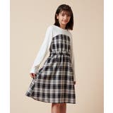 ブラック | [100-160]フロントボタンドッキングワンピース | a.v.v【KIDS】