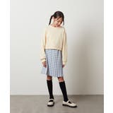 [100-130]【2点セット】チェックシャツワンピ＆ショートプルオーバー | a.v.v【KIDS】 | 詳細画像16 