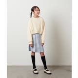 [100-130]【2点セット】チェックシャツワンピ＆ショートプルオーバー | a.v.v【KIDS】 | 詳細画像20 