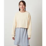 [100-130]【2点セット】チェックシャツワンピ＆ショートプルオーバー | a.v.v【KIDS】 | 詳細画像21 