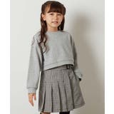 [100-130]【2点セット】チェックシャツワンピ＆ショートプルオーバー | a.v.v【KIDS】 | 詳細画像40 