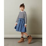 [100-130]ボーダードッキングワンピース | a.v.v【KIDS】 | 詳細画像10 