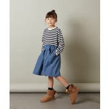 [100-130]ボーダードッキングワンピース | a.v.v【KIDS】 | 詳細画像11 