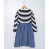 [100-130]ボーダードッキングワンピース | a.v.v【KIDS】 | 詳細画像15 