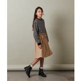 [100-130]ボーダードッキングワンピース | a.v.v【KIDS】 | 詳細画像4 