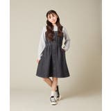 [120-160]トレーナードッキングワンピース | a.v.v【KIDS】 | 詳細画像22 