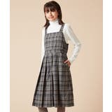 グレー | [120-130]スクエアネックプリーツジャンスカ | a.v.v【KIDS】