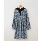 [100-130]レイヤードシャツワンピース | a.v.v【KIDS】 | 詳細画像2 