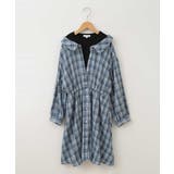 [140-150]レイヤードシャツワンピース | a.v.v【KIDS】 | 詳細画像2 