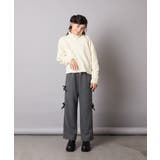 [130-160]【ダブルジップ/クロップド丈】ジップアップケーブルニット | a.v.v【KIDS】 | 詳細画像26 