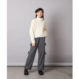 [130-160]【ダブルジップ/クロップド丈】ジップアップケーブルニット | a.v.v【KIDS】 | 詳細画像28 