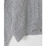 [130-160]【ダブルジップ/クロップド丈】ジップアップケーブルニット | a.v.v【KIDS】 | 詳細画像38 