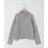 [130-160]【ダブルジップ/クロップド丈】ジップアップケーブルニット | a.v.v【KIDS】 | 詳細画像40 