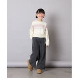 [120-160]【おうちで洗える】ふわもちノルディックニット | a.v.v【KIDS】 | 詳細画像23 