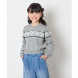 [120-160]【おうちで洗える】ふわもちノルディックニット | a.v.v【KIDS】 | 詳細画像27 