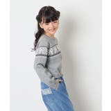 [120-160]【おうちで洗える】ふわもちノルディックニット | a.v.v【KIDS】 | 詳細画像29 