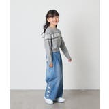 [120-160]【おうちで洗える】ふわもちノルディックニット | a.v.v【KIDS】 | 詳細画像36 