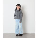 [120-160]【おうちで洗える】とろふわニットパーカー | a.v.v【KIDS】 | 詳細画像23 