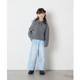 [120-160]【おうちで洗える】とろふわニットパーカー | a.v.v【KIDS】 | 詳細画像24 