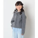 [120-160]【おうちで洗える】とろふわニットパーカー | a.v.v【KIDS】 | 詳細画像34 