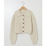 [100-130]襟付きニットカーディガン | a.v.v【KIDS】 | 詳細画像25 