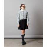 [100-130]襟付きニットカーディガン | a.v.v【KIDS】 | 詳細画像8 