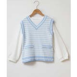 [120-130]【2点セット】ツイード風ニットベストセット | a.v.v【KIDS】 | 詳細画像12 