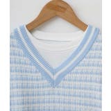 [120-130]【2点セット】ツイード風ニットベストセット | a.v.v【KIDS】 | 詳細画像14 