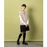 [120-130]【2点セット】ツイード風ニットベストセット | a.v.v【KIDS】 | 詳細画像3 