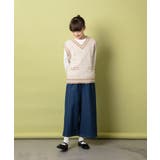 [120-130]【2点セット】ツイード風ニットベストセット | a.v.v【KIDS】 | 詳細画像5 