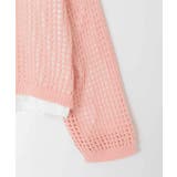 [120 160][ママとお揃いコーデが叶う]襟付きメッシュニットレイヤードトッ… | a.v.v【KIDS】 | 詳細画像14 