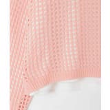 [120 160][ママとお揃いコーデが叶う]襟付きメッシュニットレイヤードトッ… | a.v.v【KIDS】 | 詳細画像15 