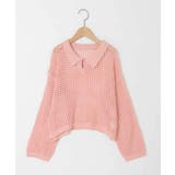 [120 160][ママとお揃いコーデが叶う]襟付きメッシュニットレイヤードトッ… | a.v.v【KIDS】 | 詳細画像16 