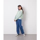 [120 160][ママとお揃いコーデが叶う]襟付きメッシュニットレイヤードトッ… | a.v.v【KIDS】 | 詳細画像22 