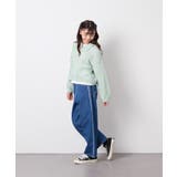 [120 160][ママとお揃いコーデが叶う]襟付きメッシュニットレイヤードトッ… | a.v.v【KIDS】 | 詳細画像26 