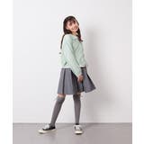 [120 160][ママとお揃いコーデが叶う]襟付きメッシュニットレイヤードトッ… | a.v.v【KIDS】 | 詳細画像27 