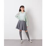 [120 160][ママとお揃いコーデが叶う]襟付きメッシュニットレイヤードトッ… | a.v.v【KIDS】 | 詳細画像31 