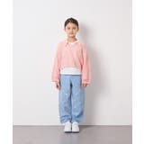 [120 160][ママとお揃いコーデが叶う]襟付きメッシュニットレイヤードトッ… | a.v.v【KIDS】 | 詳細画像5 