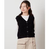 [130]【2点セット】フリンジニットベストセット | a.v.v【KIDS】 | 詳細画像3 