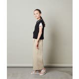 [140-150]【2点セット】アイレット柄襟付きニットベストセット | a.v.v【KIDS】 | 詳細画像7 