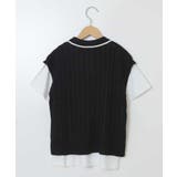 [160]【2点セット】アイレット柄襟付きニットベストセット | a.v.v【KIDS】 | 詳細画像14 