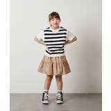 [100-130]【2点セット】アイレット柄ニットベストセット | a.v.v【KIDS】 | 詳細画像23 