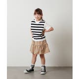 [100-130]【2点セット】アイレット柄ニットベストセット | a.v.v【KIDS】 | 詳細画像24 